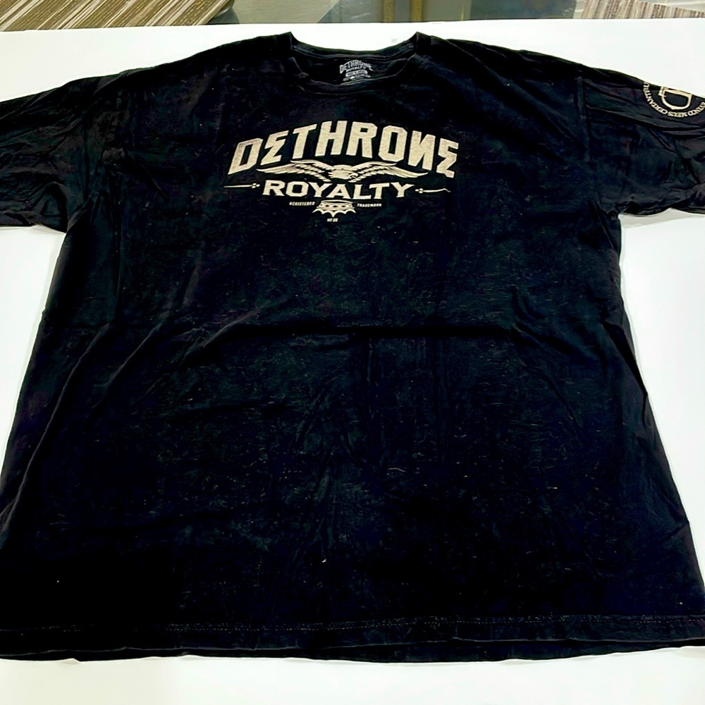 Dethrone men’s T-shirt, black extra large 209 Diaz